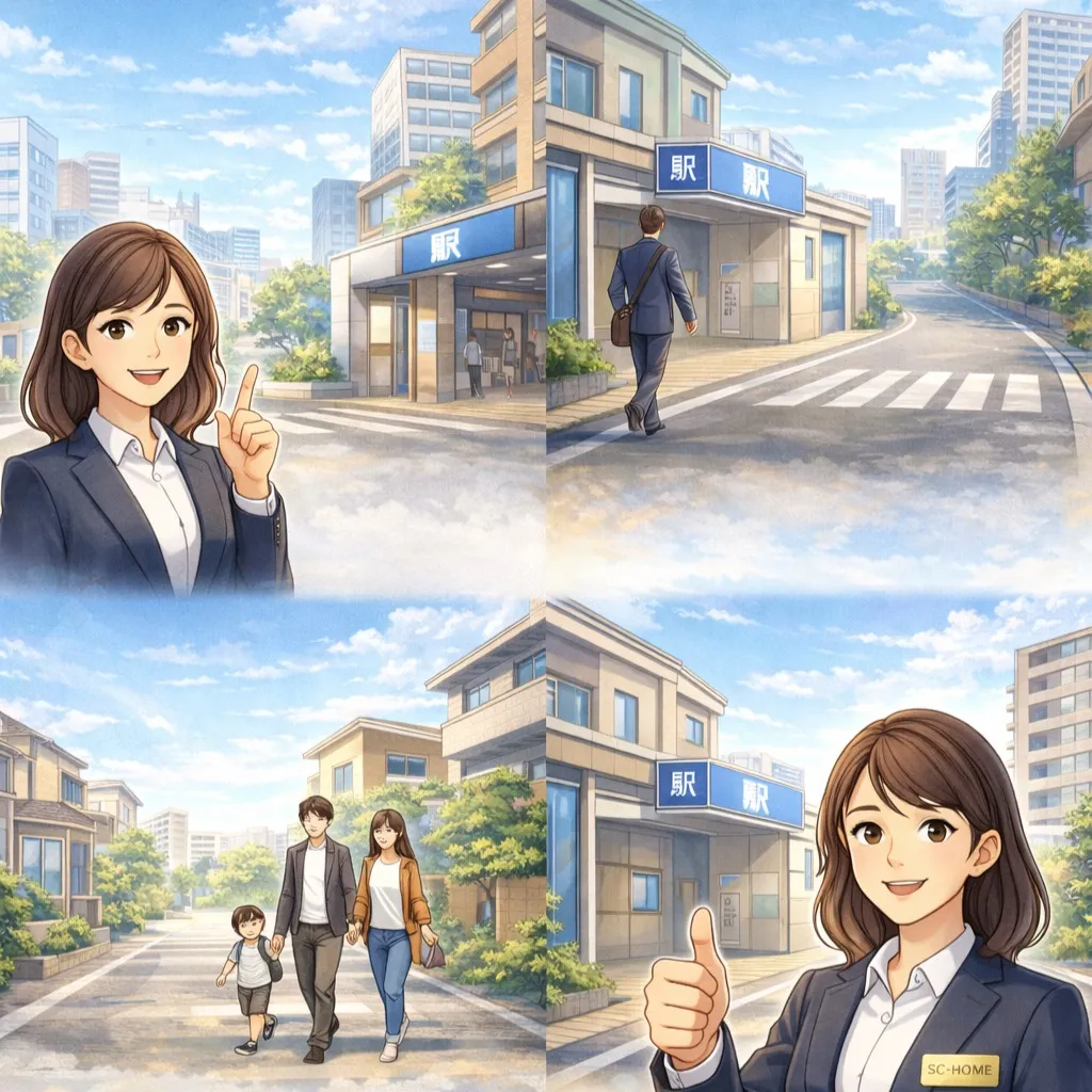 駅からの距離は、物件選びにおいて多くの方が重視するポイントの...