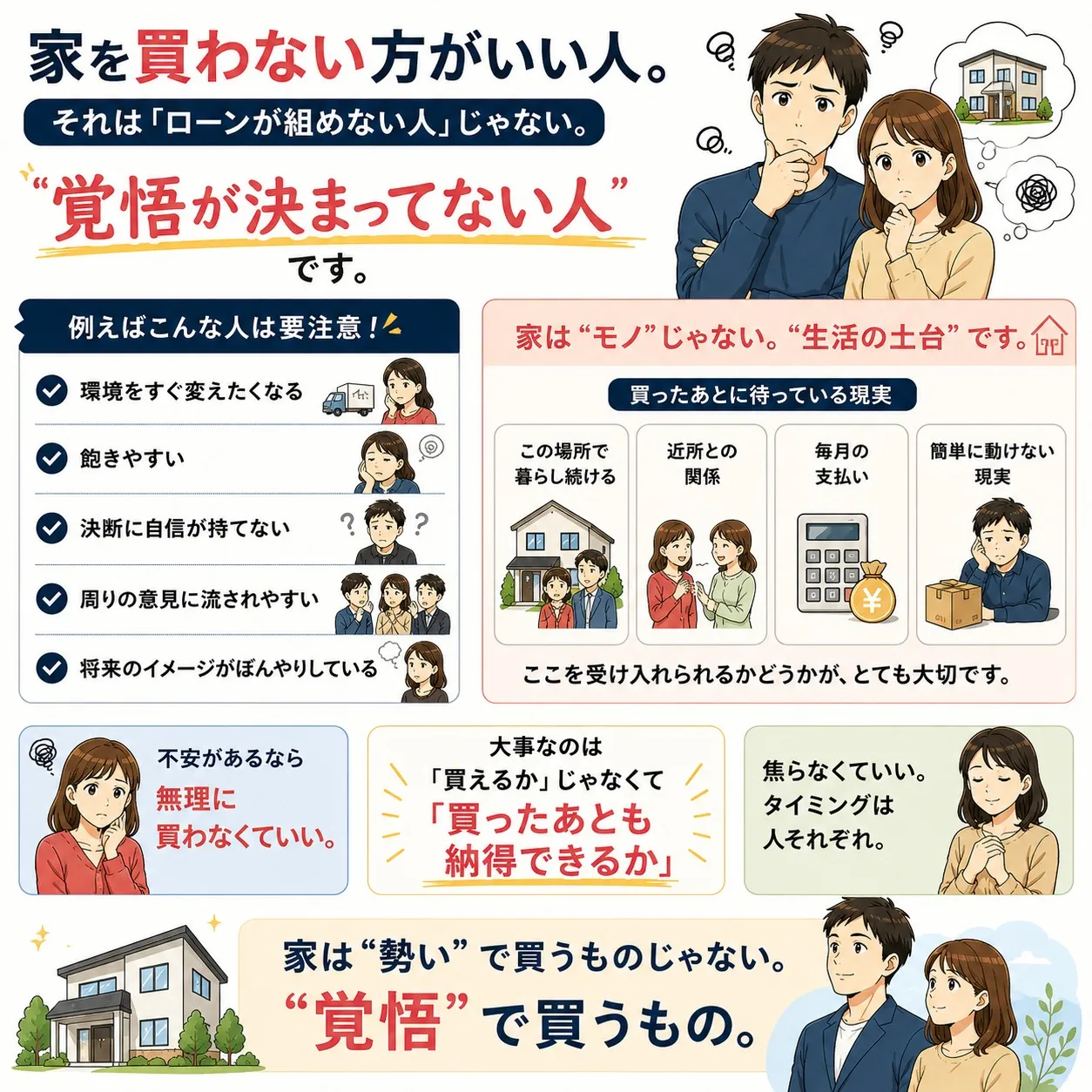 家を買わない方がいい人。