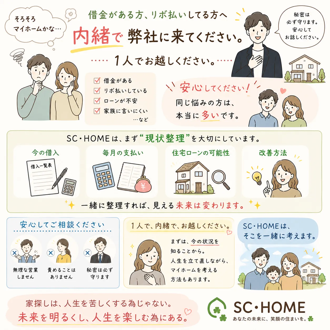 大阪市　借金があるお客様へ