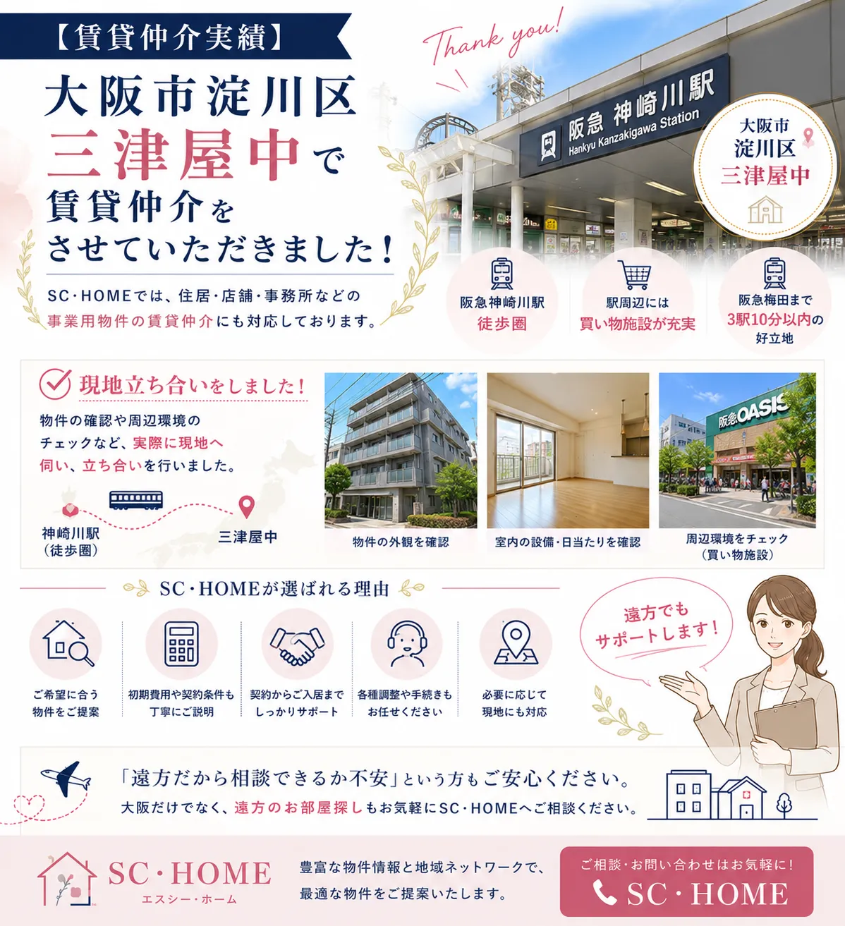 【賃貸仲介実績】<br width=